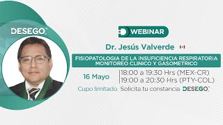 Webinar quotFISIOPATOLOGIA DE LA INSUFICIENCIA RESPIRATORIA MONITOREO CLINICO Y GASOMETRICOquot [upl. by Ajax]