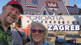 Zagreb Croatia Relaxing walking tour [upl. by Htebiram751]