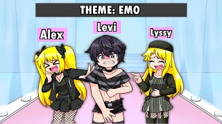 Alex amp Friends DRESSING EMO in DRESS TO IMPRESS [upl. by Clary]