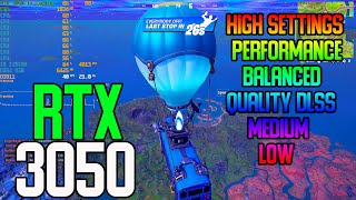 RTX 3050 Ti 4GB Laptop  i5 11300H  Fortnite  High Settings DLSS [upl. by Meador]