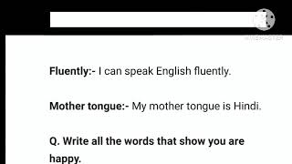 The scholars mother tongue  word meaning  Question Answer [upl. by Edythe280]