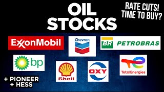 Oil Stocks Analysis ExxonMobil Chevron OXY BP Shell TotalEnergies Petrobras Analysis [upl. by Arhez278]