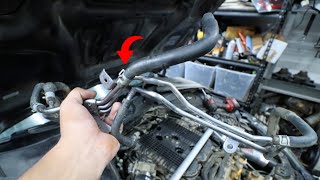 Easiest Mod For A 370z 350z G37 G35 Throttle Body Coolant Line Bypass [upl. by Podvin]