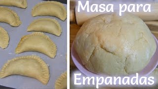 Masa Para Empanadas Saladas  Mi Cocina Rápida [upl. by Skipp]