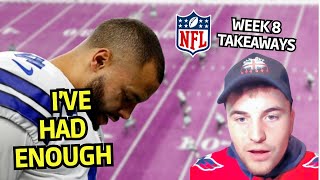 Tears amp Turnovers  NFL Wk 8 Takeaways  All Out Brits Podcast [upl. by Rentschler]