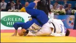 JUDO 2011 World Championships Vitaliy Dudchyk UKR  Flavio Canto BRA [upl. by Nyrat]