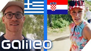 Kroatien vs Griechenland Wo kann man besser Urlaub machen  Galileo  ProSieben [upl. by Miltie649]