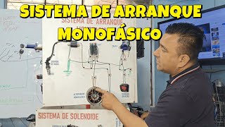 SISTEMA DE ARRANQUE MONOFÁSICO Paso a paso [upl. by Cazzie]