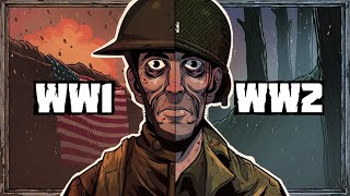 The WORLD WARS From Americas Perspective Full Documentary  Animated History [upl. by Attennaj899]