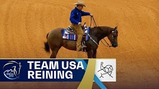 Team USA wows the Reining crowd at Tryon2018  Reining  FEI World Equestrian Games 2018 [upl. by Eitra]