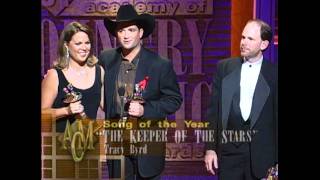 Tracy Byrd Wins Song of the Year For quotKeeper of the Starsquot  ACM Awards 1996 [upl. by Merridie]