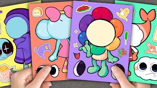 🌈 Decorate with Sticker Book Dandys World 🍓 [upl. by Eta]