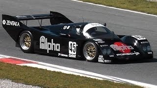 Porsche 962 GROUP C Race Car of Le mans  Pure Sound [upl. by Assiroc67]