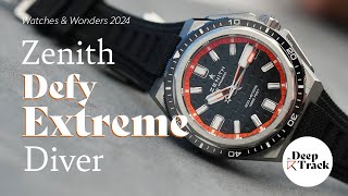 Best Diver of Watches amp Wonders 2024 Zenith Defy Extreme Diver HandsOn [upl. by Aehsan]