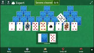 Microsoft Solitaire Collection TriPeaks  Expert  January 19 2022 [upl. by Aztiley]