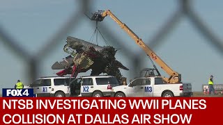 NTSB investigating cause of Dallas airshow crash [upl. by Imak]