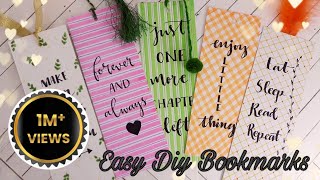 Easy DIY Bookmark IdeasEasy Paper craftCreativeFari [upl. by Eirdua277]