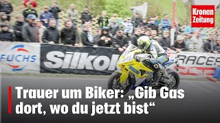 Trauer um Biker „Gib Gas dort wo du jetzt bist“  kronetv NEWS [upl. by Zebapda153]