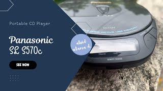 Panasonic SL S570c Portable CD Player Car MASH [upl. by Hannis620]