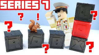 ROBLOX Series 7 Black Mystery Boxes Yummy Coal UnBLOXing [upl. by Suiddaht]