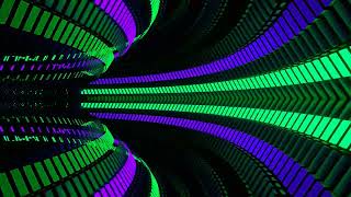 Partial Circular Moving Purple and Turquoise Neon Lines Background VJ Loop in 4K [upl. by Vihs]