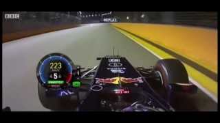 F1 2011 Singapore Q3  S Vettel Pole Lap 144381 [upl. by Carvey564]