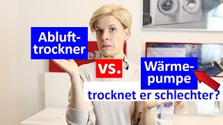 Trocknet ein Wärmepumpentrockner schlechter Wäsche wird nicht trocken [upl. by Sachs256]