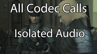 Metal Gear Solid 2  All Codec Calls [upl. by Enrique]