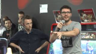 Cyprien et Squeezie a leur arriver a la PGW [upl. by Dahlstrom711]