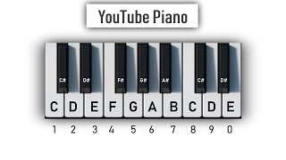 YouTube Piano  Play It With Your Computer Keyboard [upl. by Eirelav952]