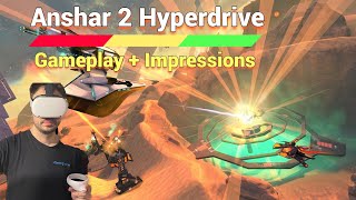 Anshar 2 Hyperdrive Oculus Quest 2 Gameplay  Impressions  Space Battle Multiplayer Action [upl. by Vanzant714]