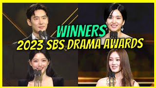 2023 SBS Drama Awards WINNERS [upl. by Molton467]