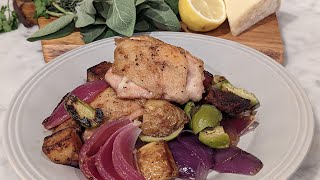 Lidia Bastianichs OnePan Chicken Thighs With Olives  Potatoes [upl. by Ajiram]