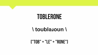 How To Pronounce Toblerone  Meaning  Pronunciation [upl. by Latoyia]