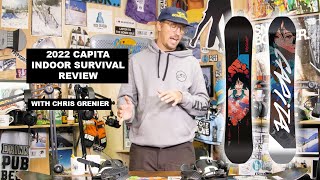 CAPITA INDOOR SURVIVAL SNOWBOARD REVIEW [upl. by Bleier]