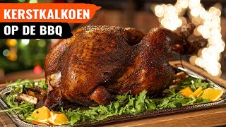 Kalkoen op de BBQ een klassieker voor tijdens de kerst ☃️ 🎄 [upl. by Chalmer]