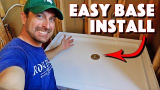 How To Install A Dreamline Shower Base With A Brass Drain 3 Key Steps You Cannot Overlook [upl. by Euqnimod]