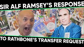 Sir Alf Ramseys hilarious response to Mick Baz Rathbones transfer request [upl. by Ybsorc]