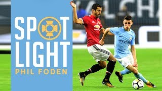 PHIL FODEN DEBUT  Every Touch vs Manchester United  Man City 02 Man United [upl. by Garnette]