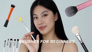 Top 10 Affordable Makeup Brushes For Beginners [upl. by Yespmed]