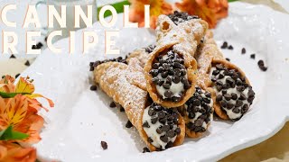 Cannoli Recipe  Anitas Delights [upl. by Dippold256]