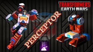 PERCEPTOR  TRANSFORMERS Earth Wars CHARACTERS [upl. by Afrika]