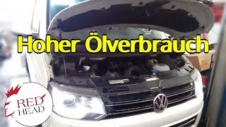 Hoher Ölverbrauch beim VW T5 20 TDI Bi Turbo Motorcode CFCA [upl. by Drus]