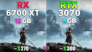 RTX 3070 vs RX 6700 XT  Which is Better in New Games [upl. by Bunde]