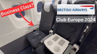 Inconsistent British Airways Business Class  Is Club Europe Worth It In 2024 [upl. by Enalda517]