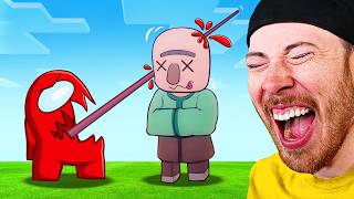 FUNNIEST AMONG US IMPOSTORS in MINECRAFT Weird Animation [upl. by Eltsyek]