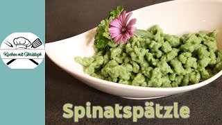 Köstliche Grüne SpinatSpätzle Ein Grundrezept zum Genießen [upl. by Bilow528]