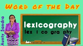 Word of the Day  Lexicography  Words in Syllables  Phonemic Awareness  Learning to Read Phonics [upl. by Ynneb]