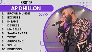 AP Dhillon all songs  AP Dhillon new songs  New Punjabi songs 2024 apdhillon [upl. by Auqenet]