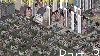 Lets play theotown 3 more suburban living park dense zones and sport [upl. by Adlesirhc458]